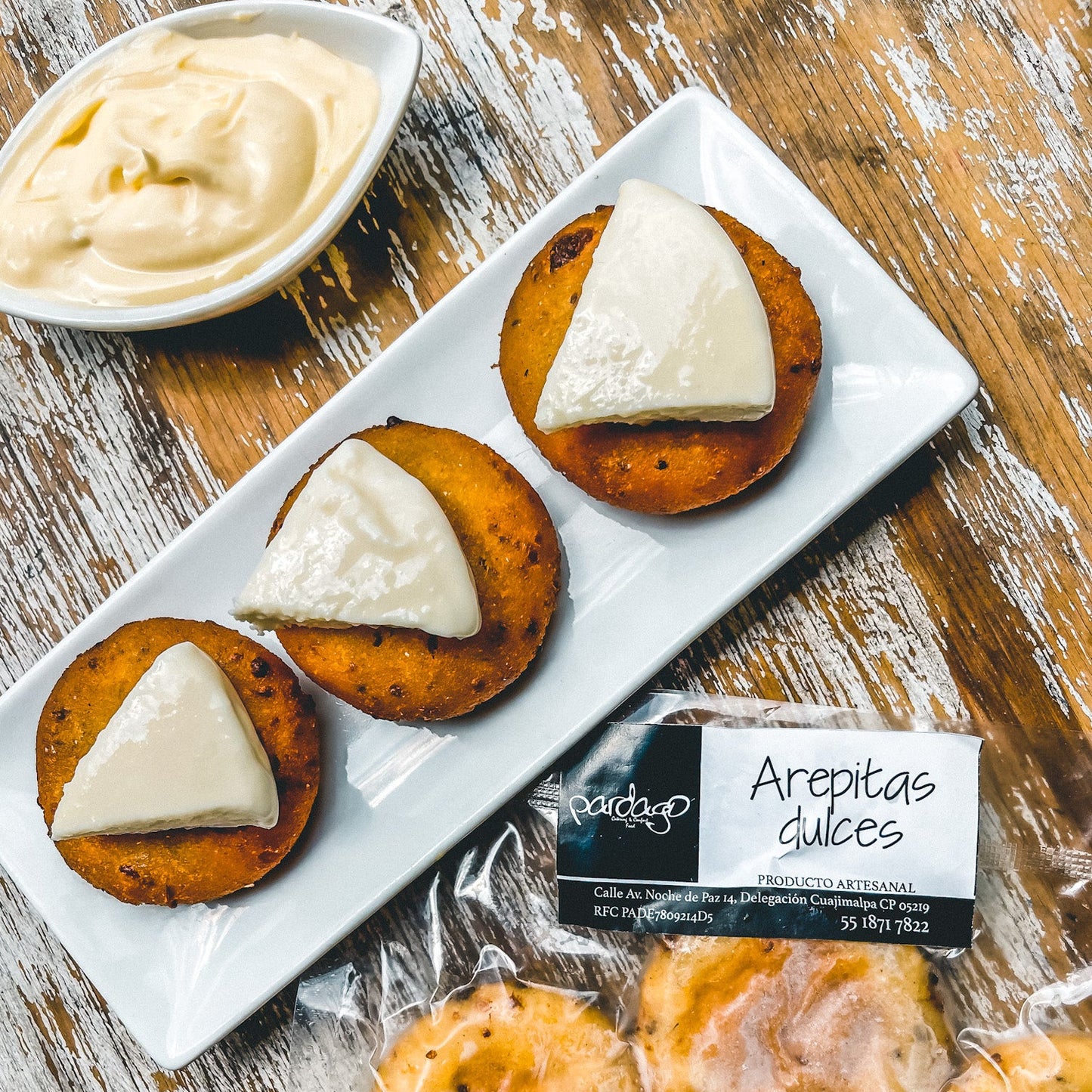 AREPITAS DULCES PAQUETE DE 30 UNIDADES