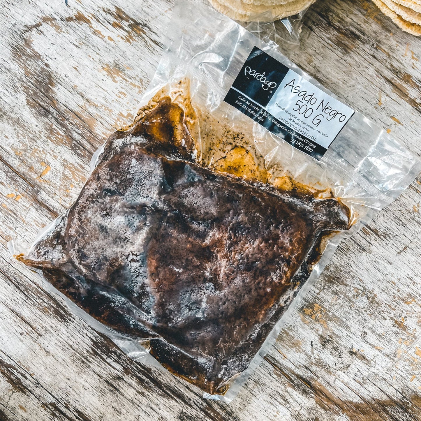 ASADO NEGRO PAQUETE DE 500 G