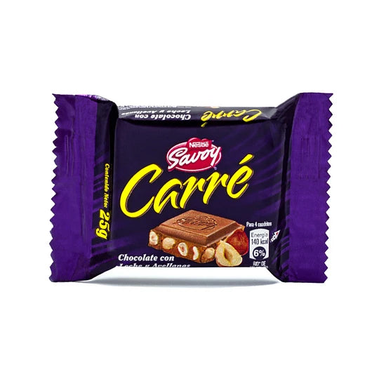 CARRÉ MINI DE AVELLANAS 25 g