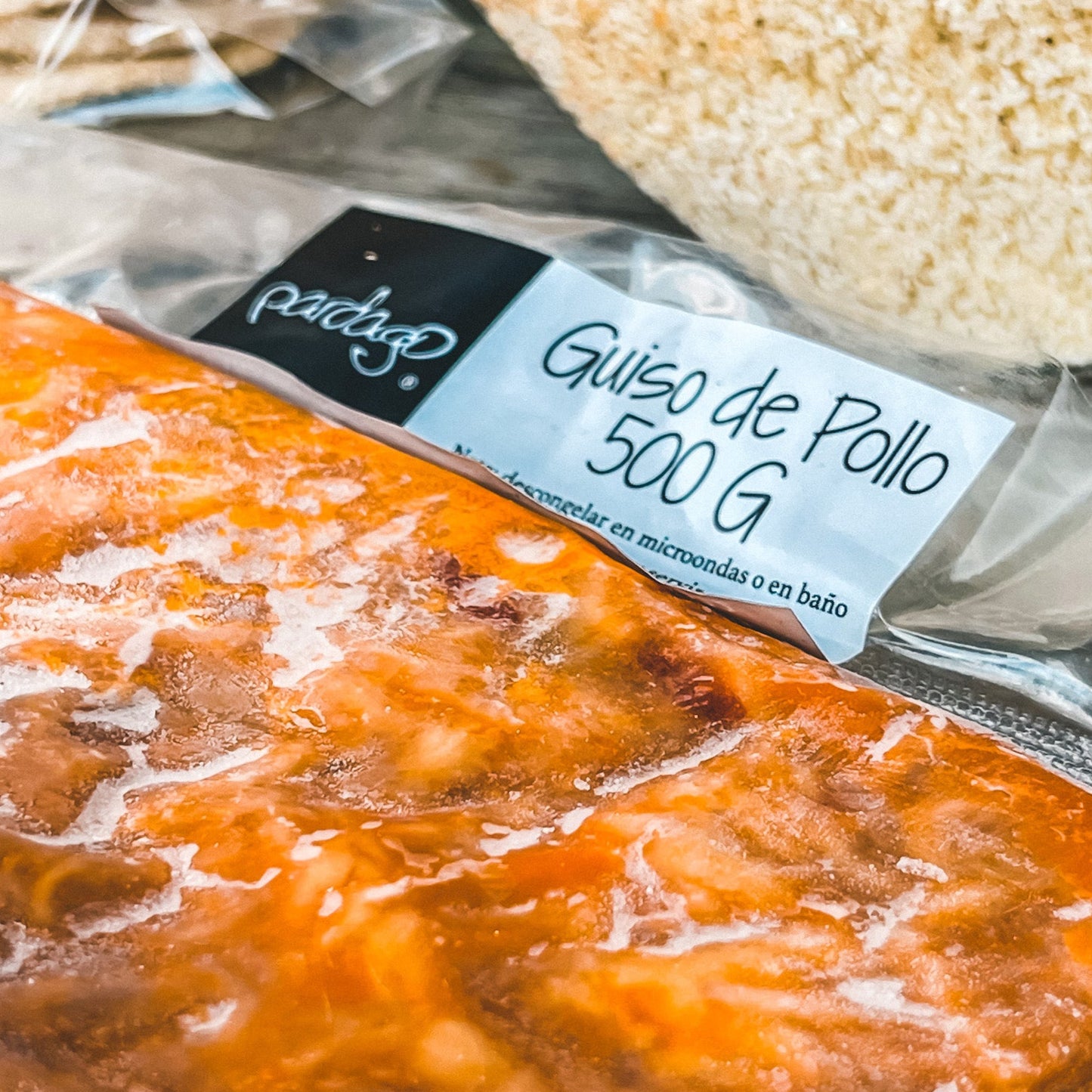 GUISO DE PECHUGA DE POLLO PQTE DE 500 g