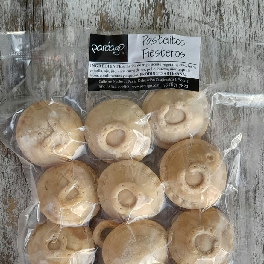 PASTELITOS FIESTEROS PQTE DE 12 UN