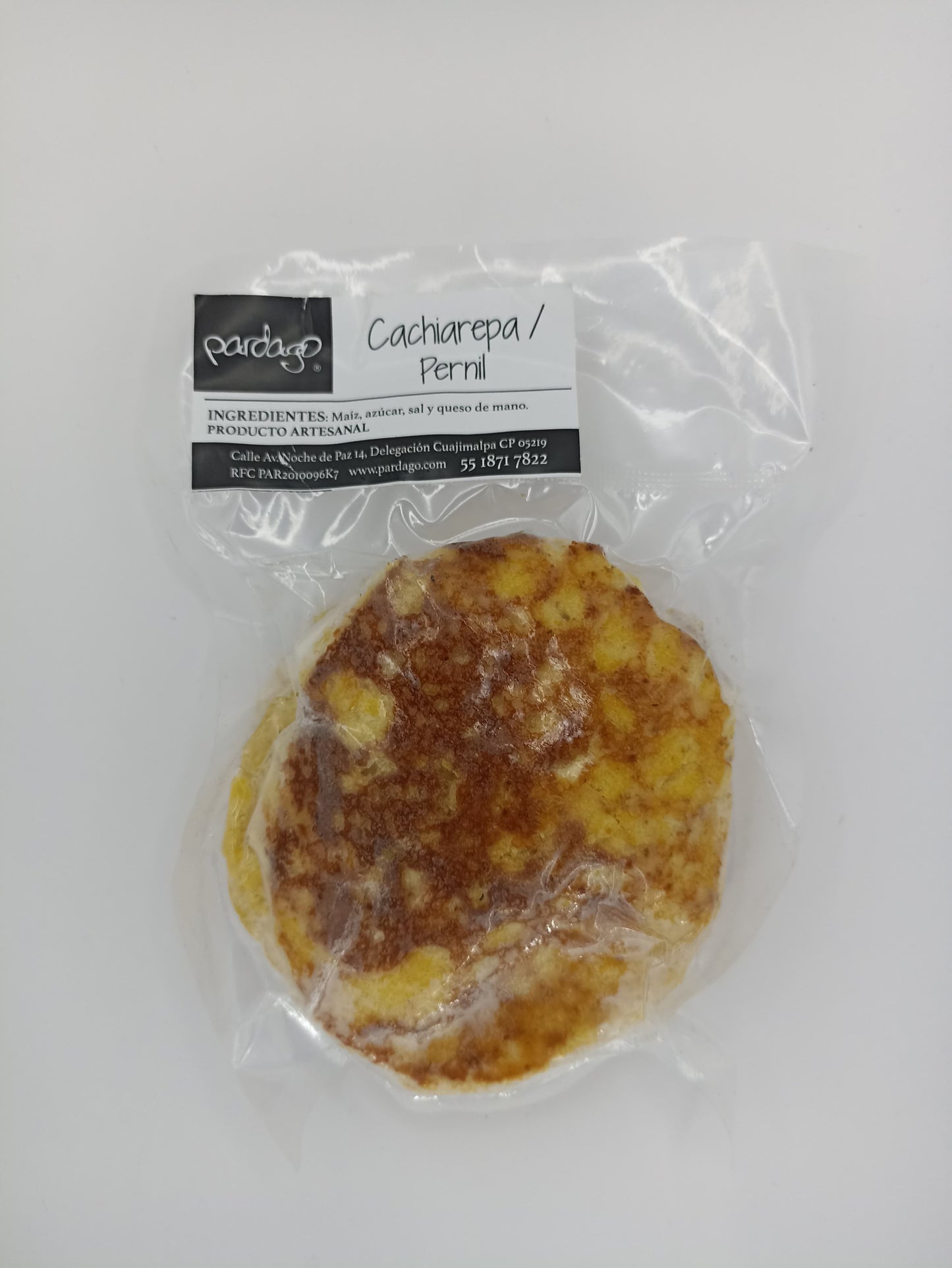 CACHIAREPA DE PERNIL CON QUESO DE MANO CONG UN