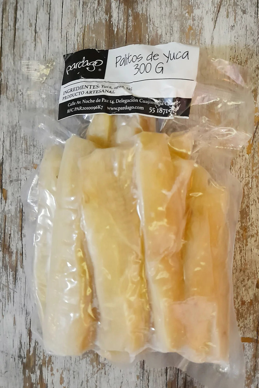 PALITOS DE YUCA PAQUETE DE 300 g