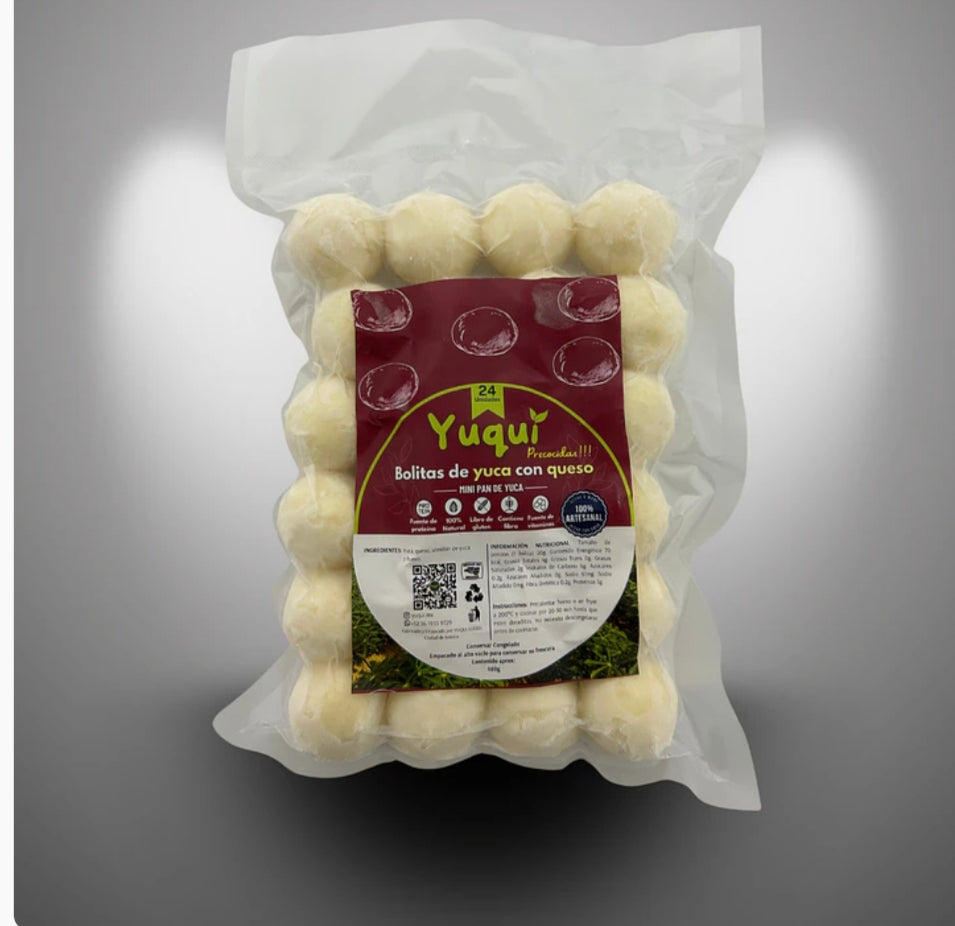 Bolitas de Yuca con Queso Yuqui