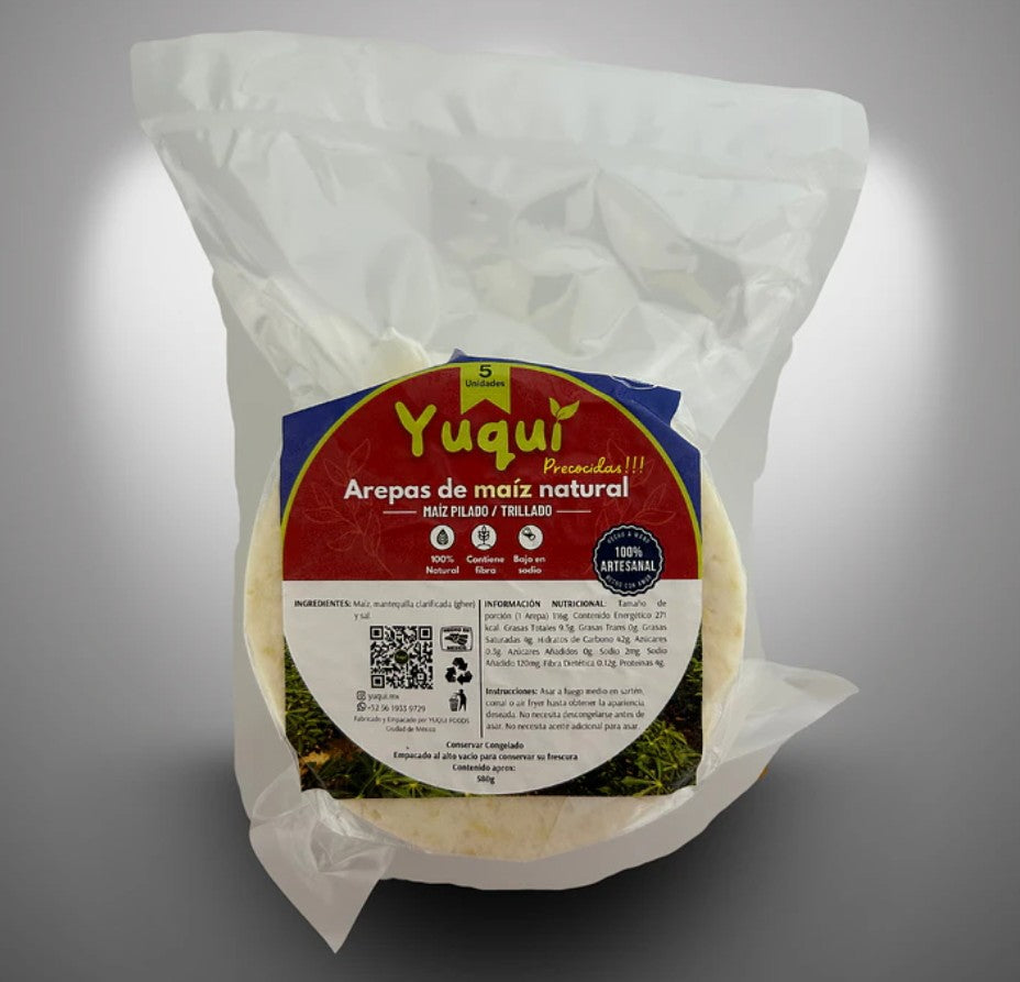 Arepas de Maíz Yuqui