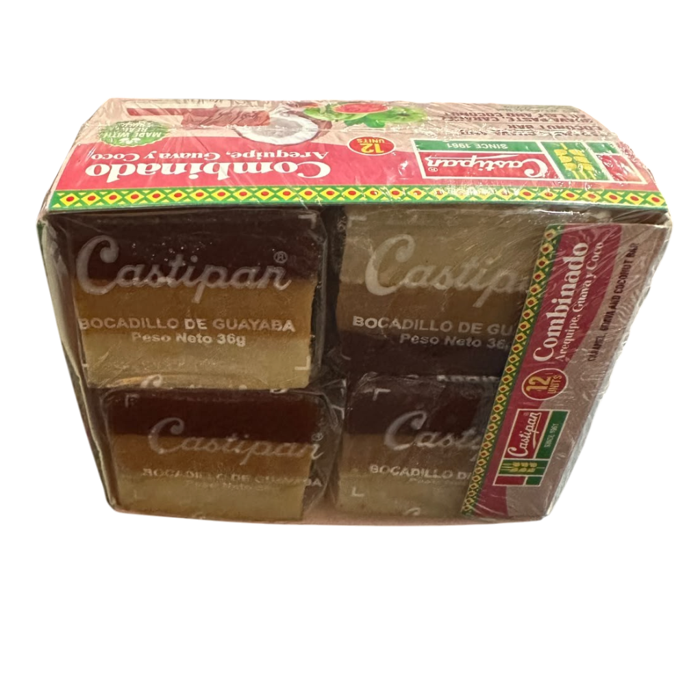 CAJA BOCADILLO AREQUIPE, GUAYABA Y COCO 12 UNI