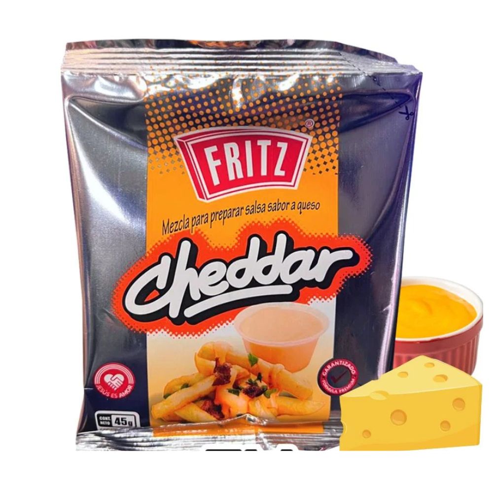MEZCLA PARA SALSA SABOR CHEDDAR 45 g FRITZ