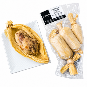 Hallaquitas de chicharrón sin nata